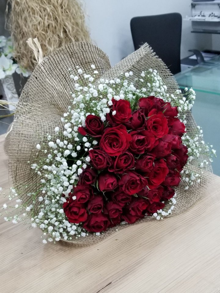 40 Kırmızı Gül Buketi - Tavşanlı Çiçek Siparişi