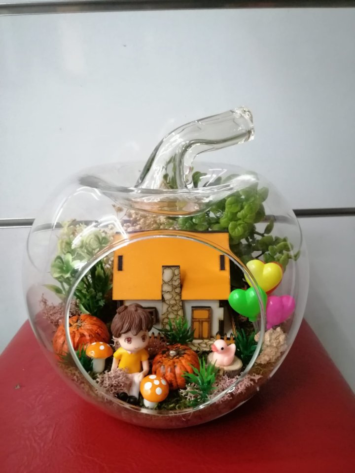 Orta Boy Elma Teraryum 1 - Tavşanlı Çiçekçi